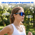thumbnail image 5 of UV400 Photochromic Polarized Safety Glasses - Wraparound Oversize Sports Sunglasses for Men & Women, Lightweight Frame for Cycling, Driving, Fishing & Hiking, 5 of 8