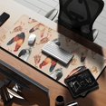 thumbnail image 2 of Long Mouse Pads for Desk,Beige Chicken Watercolor Pattern Desk Mats on Top Of Desks, Desk Mouse Pad Extra Large with 3mm Non-Slip Base and Stitched Edge for Gaming,Office,Work,Home 35.4x15.7in, 2 of 5