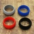 thumbnail image 2 of 10 Pack 8MM Silicone Candy Colors Wedding Rings for Womens Comfortable Wedding Bands Size 6-9, 2 of 4