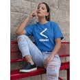 thumbnail image 2 of Kenaz Rune Meaning Torch Shaped T-Shirt Women -Image by Shutterstock, Female Small, 2 of 4