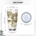 thumbnail image 4 of KLL Plowed Field With Horses Print 40oz Stainless Steel Insulated Car Cup with Spillproof Lid - Keep Your Drink Hot or Cold on the Go-Without Straw, 4 of 8