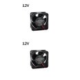 thumbnail image 4 of Seitruly Ventilador de refrigeración de CC Extrusora de impresora 3D Ventilador de disipación de calor de viento fuerte de 5 paletas de bajo ruido, 12V 12V 2piezas, 4 of 6