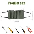 thumbnail image 2 of Xingzhi Canvas Made Storage Bag Large Capacity Easy Access Multiple Pockets Smooth Zipping Repair Tool Bag green, 2 of 6