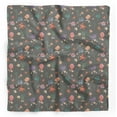 thumbnail image 1 of Bimba Gray Shell & Starfish Ocean Printed Pure Silk Scarf Neck Wrap Summer Hair Bandanas For Women 40 x 40 Inches, 1 of 6