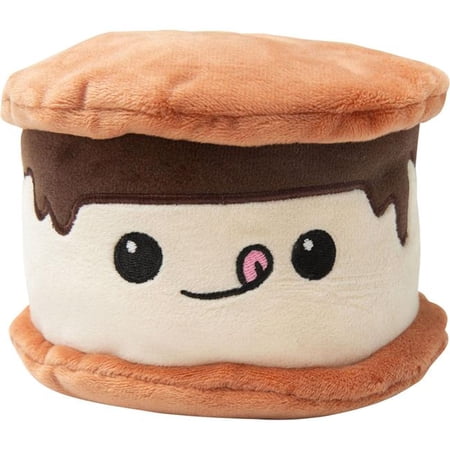 Summer the Smore Plush Dog Toy - Multicolor - 4.2 in. - Case of 24 - Eco-Friendly Material