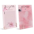 thumbnail image 3 of Inkdotpot Pack Of 2 Daily Planner List Undated Notepads, Memo Pad To-Do List Tear Off List Pad- Organizer- Scheduler- Organize Tasks (50 Sheets Each)-FV, 3 of 7