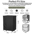 thumbnail image 2 of Luniquz Rollaway Bed Storage Cover, 33 in Folding Bed Cover, With Metal Zipper and Adjustable Drawstring, Dustproof and Waterproof, Thickened Storage Cover for Fold Up Bed, Folding Cot Bed., 2 of 7