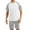 Z2-Gray, variant on Dovford Mens Pajama Set Summer Pjs Sleepwear Nightwear Lightweight Quick Dry Soft Short Sleeve V-Neck Pjs Sleep Set With Pocket