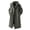 Army Green, variant on Men’s Long Trench Coat With Hood Winter Casual Fashion Outdoor Windbreaker Jackets for Men Dark Gray XXL