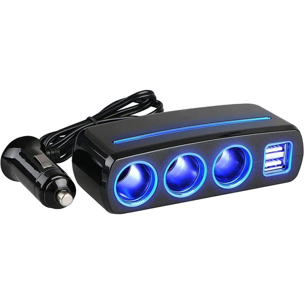 Fast Charging Cigarette Lighter Adapter, 80W 12V/24V DC Car Charger ...