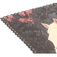 thumbnail image 5 of Ryvnso 1 Piece Placemats Horses Floral Dining Mats Heat-Resistant Non-Slip Washable Table Mat, 5 of 8