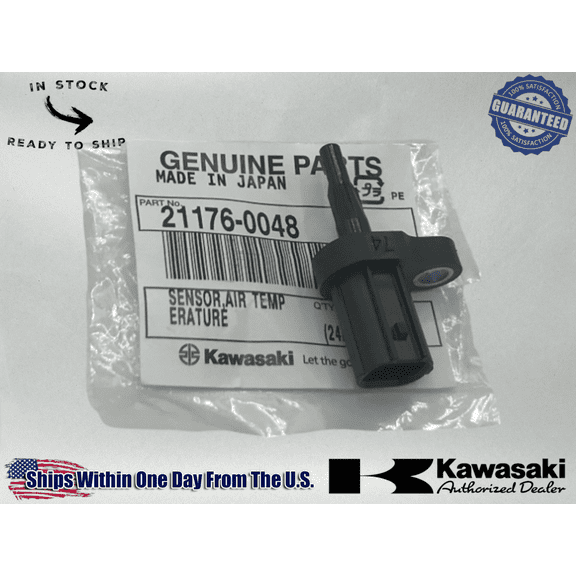 Kawasaki Genuine OEM Authentic Air Temperature Sensor 21176-0048 1