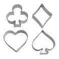 thumbnail image 2 of R&M International Casino Playing Card Suits Cookie Cutters, Spade, Heart, Club, Diamond, 4-Piece Set, 2 of 4
