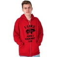 thumbnail image 5 of Like Pig Butts Cannot Lie Bacon Lover Zip Up Hoodie Men's Women's Brisco Brands M, 5 of 6