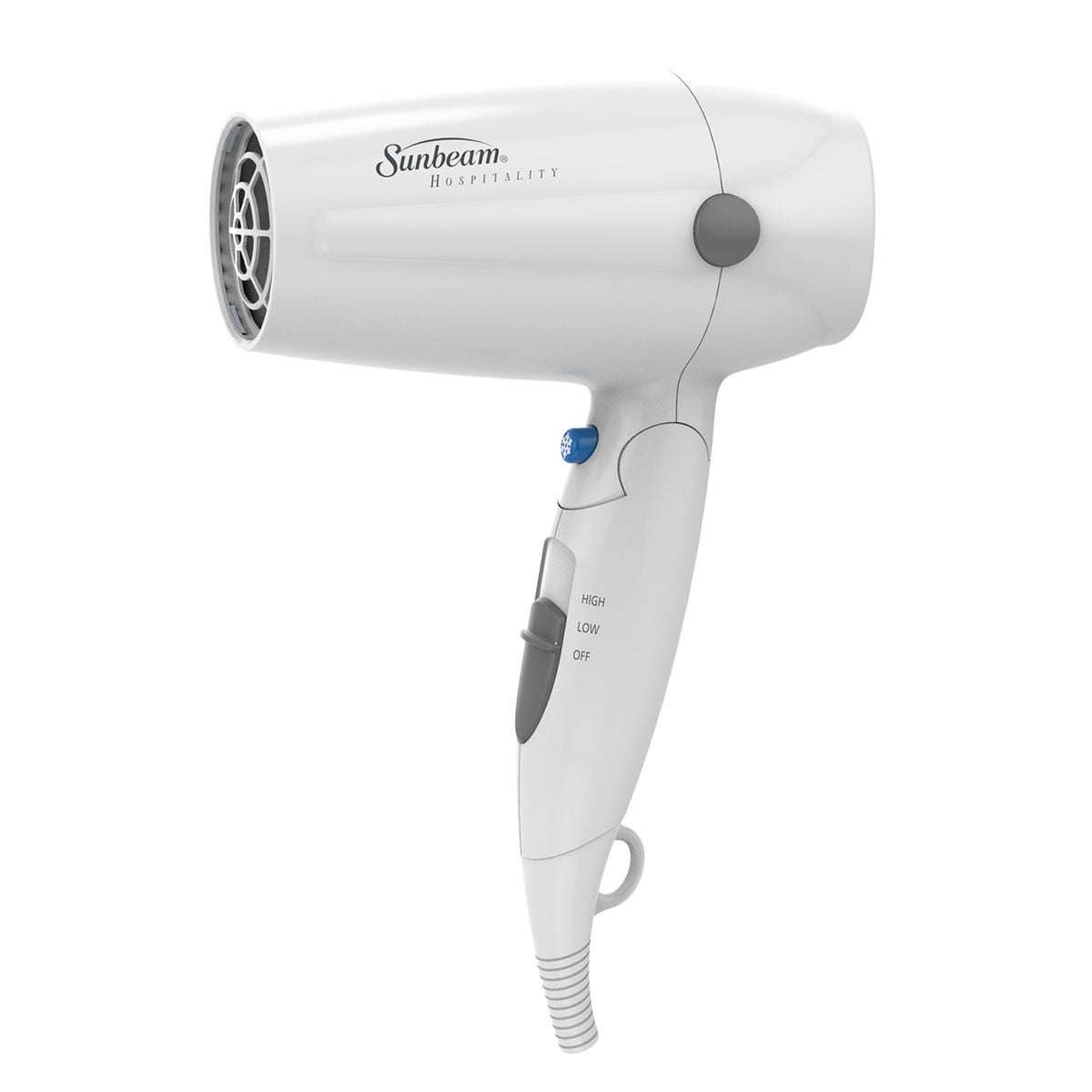 Sunbeam 1875W Folding Handheld Hair Dryer, White