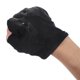 thumbnail image 3 of Guantes de medio dedo con palma antideslizante, elásticos, transpirables, deportivos, con ventilación para entrenamiento de equitación (negro, talla XL), 3 of 6