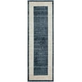 thumbnail image 2 of Jill Zarin Uptown Collection Area Rug - Yorkville (2' 7" x 8' Runner Navy Blue/Ivory), 2 of 5