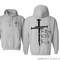 thumbnail image 2 of The Way The Truth The Life Christian Hoodie – Bold Nail Cross Graphic, Bible Verse Inspired Design, Comfortable Faith Apparel for Men & Women, 2 of 6