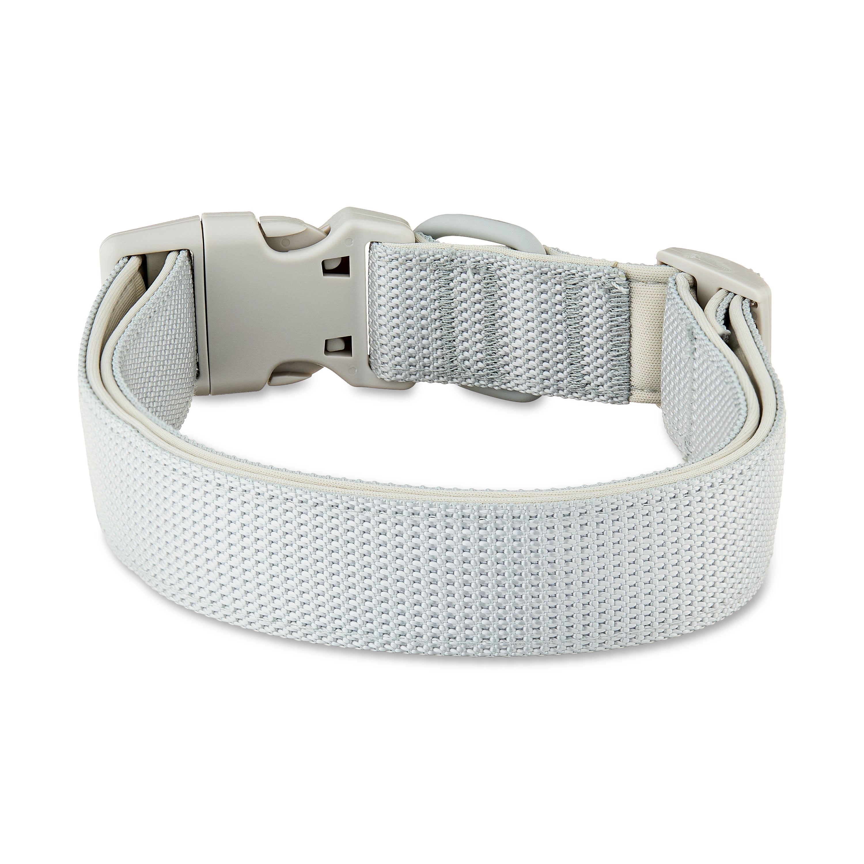 Vibrant Life Neoprene Cushioned Adjustable Dog Collar, Gray, XL
