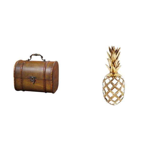Estuche organizador de joyas,Organizador de joyas de madera para mujeres,hombres y niñas,Estatua de resina,Estatua de resina dorada para decoración del hogar,Figura decorativa de resina con