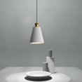 thumbnail image 1 of Mini Iron Pendant Light - Multi-Scene Hanging Fixture for Dining Table, Bedside, Bar Desk, Dimmable Lamp with Easy Install & Warm Ambiance, 1 of 7