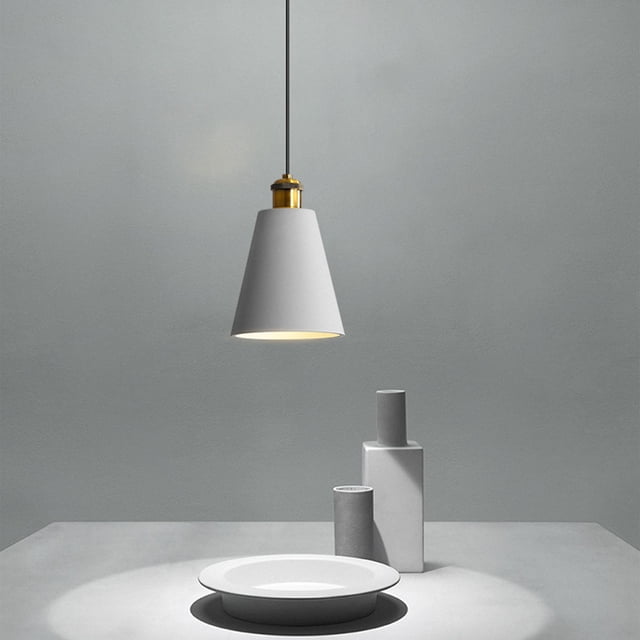 Mini Iron Pendant Light - Multi-Scene Hanging Fixture for Dining Table, Bedside, Bar Desk, Dimmable Lamp with Easy Install & Warm Ambiance