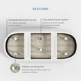 thumbnail image 6 of OVE Herschel 60 in. Freestanding Bathtub Kit extra Chrome Hardware, 6 of 10