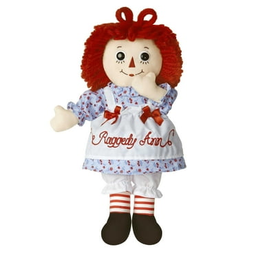 Raggedy Ann 12 inch - Stuffed Animal By Aurora Plush (15411)