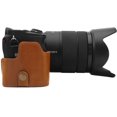 thumbnail image 3 of MegaGear Ever Ready Leather Camera Half Case Compatible with Sony Alpha A6600, 3 of 6