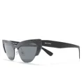 thumbnail image 2 of Miu Miu SMU 04U Cat Eye Rhinestone Black Women Sunglasses 59mm, 2 of 6