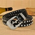 thumbnail image 3 of YooGuoGuo Versatile men's and women's waist belts, women's rhinestone inlaid leopard print waist belts, wide waistbands, 3 of 6