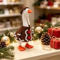 thumbnail image 2 of Christmas Desk Goose Outfits 7 Inch Goose Clothes Accessories Gingerbread Man Christmas Tree Set for Desktop Gifts Winter Party Decorations by MPOISVA, 2 of 7