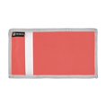 thumbnail image 2 of JIALIOU Nylon Trifold Card Wallet with ID Window Zipper Pocket for Men Women Teen Plain Red, 2 of 7