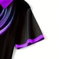thumbnail image 6 of Fnnxeal Mens Polo Shirts Graphic Button Summer Casual Collared Short Sleeve Polo Purple Shirts for Men Size 2XL, 6 of 7