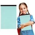 thumbnail image 2 of Back to School Decorations College Ruled Blue Note Pads Extra Large Notebook 356x210mm Tearable Memo Paper Notebook Printing Writing Pad Toilet Paper 50 Narrow Grid Multi Color Memo Paper, 2 of 9