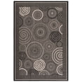 thumbnail image 2 of Safavieh Courtyard Hugo Oriental Indoor/Outdoor Area Rug, Black/Sand, 6'7" x 9'6", 2 of 14