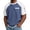 04# Navy, variant on IhhxPro Men's Short Sleeve Button down Shirt Relaxed Fit Raglan T-Shirt Men with Pockets Waffle Knit Casual Top M-3XL