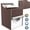 coffee, variant on Waterproof Front Load Washer and Dryer Cover with Zipper, Dustproof & Sunproof Outdoor Use for Washing Machine Protection,Coffee