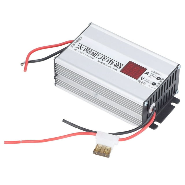 Contrôleur de Charge Solaire LED MPPT Boost, 90 % de Conversion Contrôleur de Charge Solaire MPPT Boost Ventilateur de Refroidissement Charge Bidirectionnelle pour Véhicule Électrique