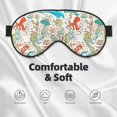 thumbnail image 3 of Fuzoiu Wild Sea Life Print Sleep Masks,Eye Masks with Adjustable Strap for Sleeping,Night Eye Shade for Women Men,Eye Cover for Full Night's Sleep, Travel and Nap, 3 of 7