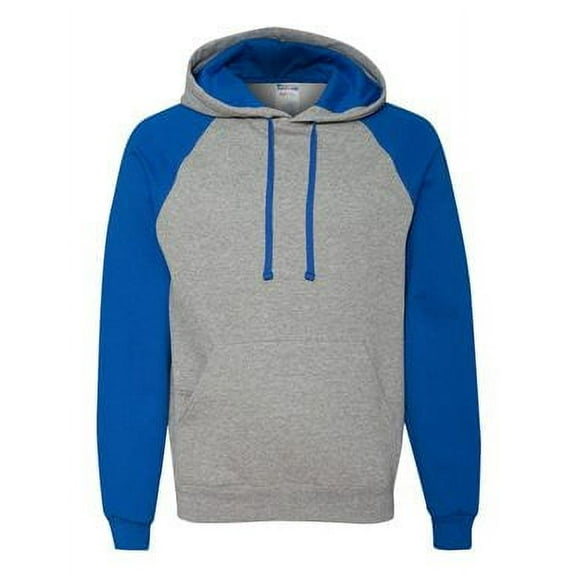 Nublend® Colorblocked Raglan Hooded Sweatshirt