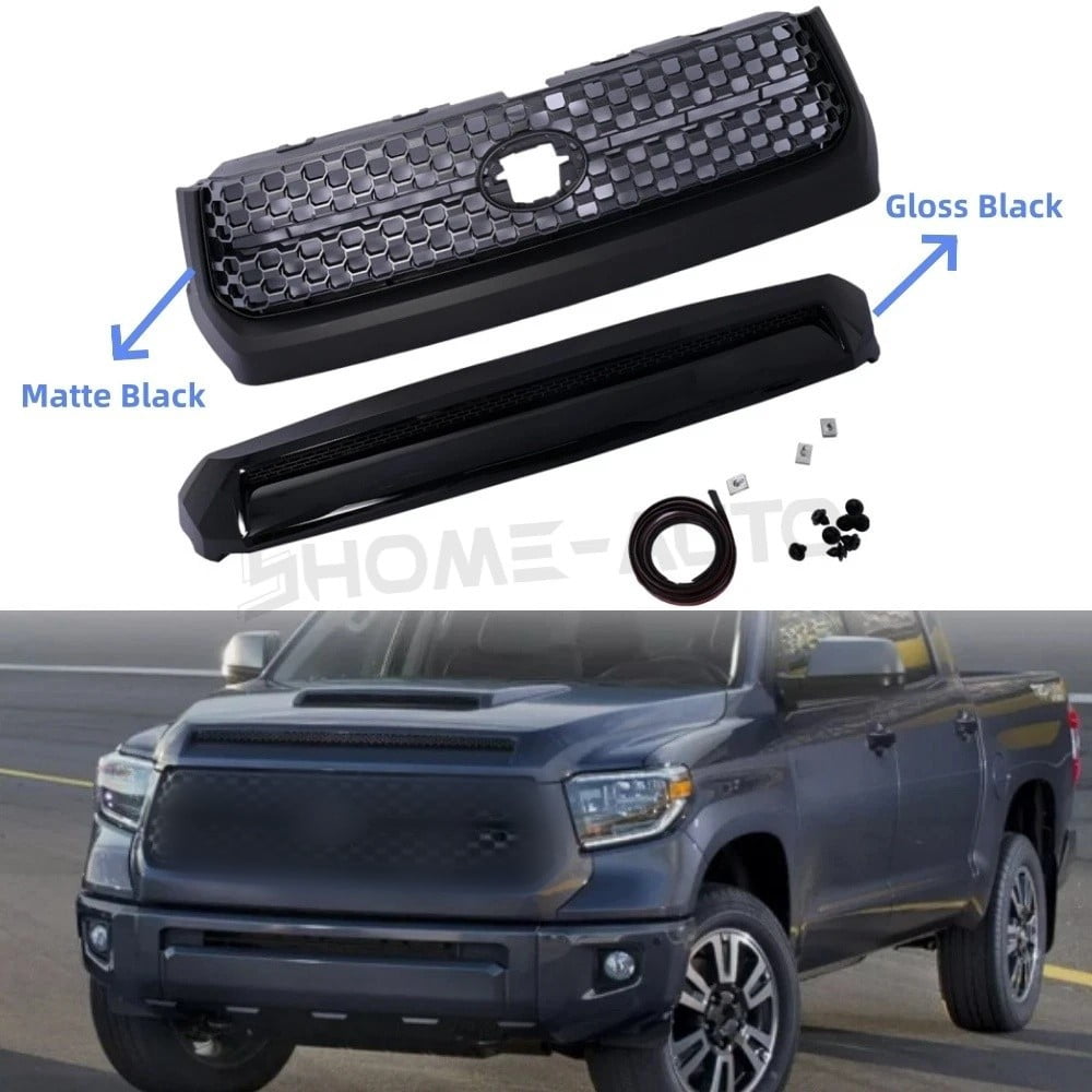 Toyota Tundra 14-18 Platinum Style Front Grille Hood Bulge Molding