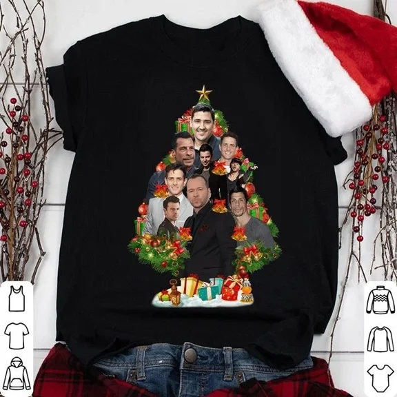 Holiday Pop Group Theme Graphic Tee with Retro NKOTB Style Unisex T-Shirt up to size 5XL