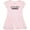 Ballerina Pink, variant on Inktastic Little Miss Trouble Girls Toddler Dress