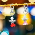 thumbnail image 3 of 16 pcs  Angel Keychain Set Delicate Keychain Weddings Supplies Keychain Hanging Ornament, 3 of 6