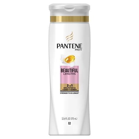 Pantene Pro-V Beautiful Lengths 2 in 1 Shampoo & Conditioner, 12.6 fl oz