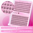 thumbnail image 2 of Extensiones de pestañas naturales Alice, 144 unidades, 9-11 mm, cortas, individuales, tenues, hechas a mano., 2 of 9