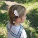 thumbnail image 3 of Juego de pinzas para el cabello OOSAKU con lazo floral, 3 piezas, para niñas, 3 of 7