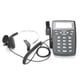 thumbnail image 5 of Teléfono con cable para centro de llamadas HT810 con auriculares omnidireccionales Teléfono duradero con auriculares para oficina, 5 of 12