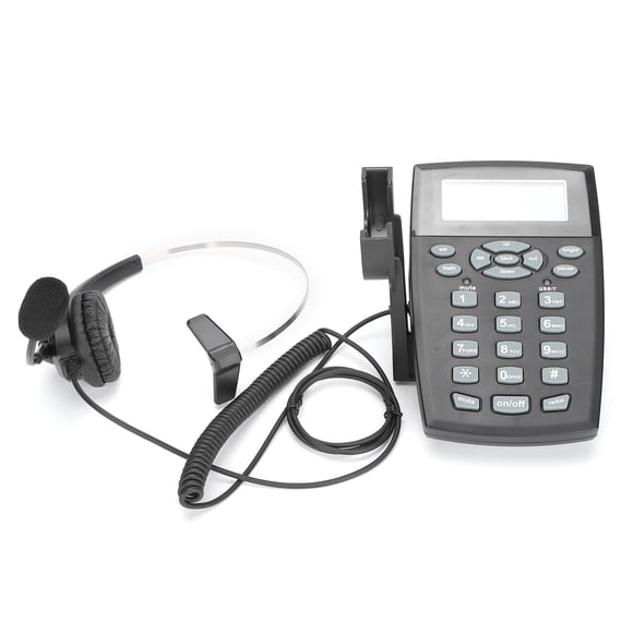Teléfono, Teléfono Con Cable Para Conversación Manos Libres Fácil De Instalar Mejora La Claridad De La Voz Diseño Rígido Para Oficina